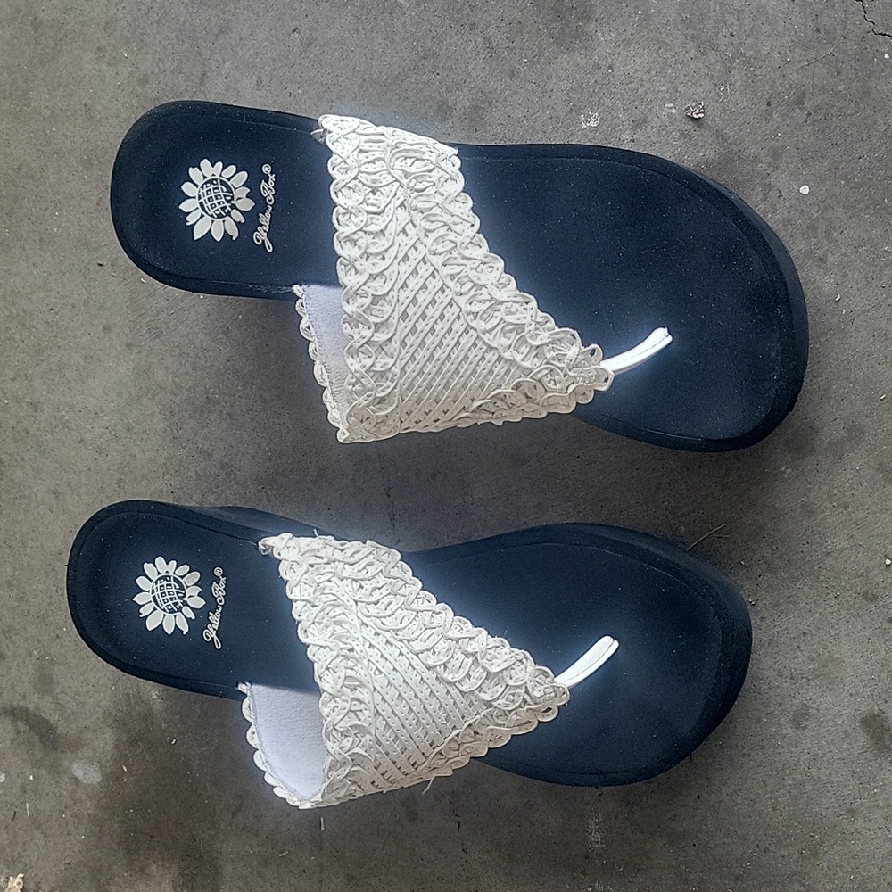 Yellow Box sandals